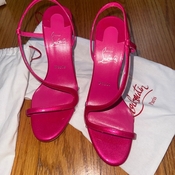 CHRISTIAN LOUBOUTIN
Rosa Z 100 patent leather sandals - Picture 6 of 8